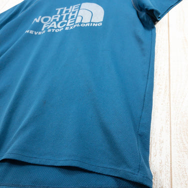 【Men's L ブルー系】 The North Face ( ザ・ノースフェイス ) ショートスリーブ GTD ロゴ クルー S/S GTD Logo Crew ポリエステル ウェア トップス インナー シャツ ショートスリーブTシャツ クルーネック 化繊 z0 - 【公式】2ndGEAR（セカンドギア）Webショップ【登山用品・アウトドア用品専門 買取販売店】