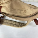【Unisex OneSize ベージュ系】 2000s Kiva Designs ( キバデザイン ) コットンキャンバス × バイソンレザー デイパック Cotton Canvas Bison Leather Daypack 生産終了モデル 入手困難 バッグ ストレージ バッ-16