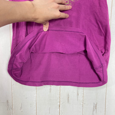 【Women's M パープル系】 Millet ( ミレー ) コットン ショートスリーブティー コットン ウェア トップス インナー シャツ ショートスリーブTシャツ クルーネック コットン z00059862  コットン ショートスリーブTシャツ クルーネック イ