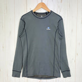 【Men's S グレー系】 Finetrack ( ファイントラック ) ドライレイヤー ウォーム ロングスリーブ Dry Layer Warm Long Sleeve 耐久撥水 保温 抗菌防臭 ウェア トップス インナー シャツ ロングスリーブTシャツ クルー