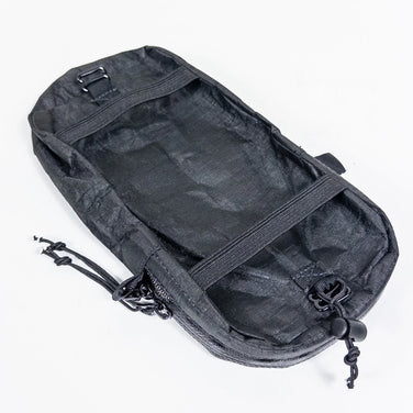 One Size Black Zpacks Shoulder Pouch with Zipper (Discontinued Model, Hard to Find) - Storage Bag, External Pouch, DCF (Dyneema Composite Fabric)
