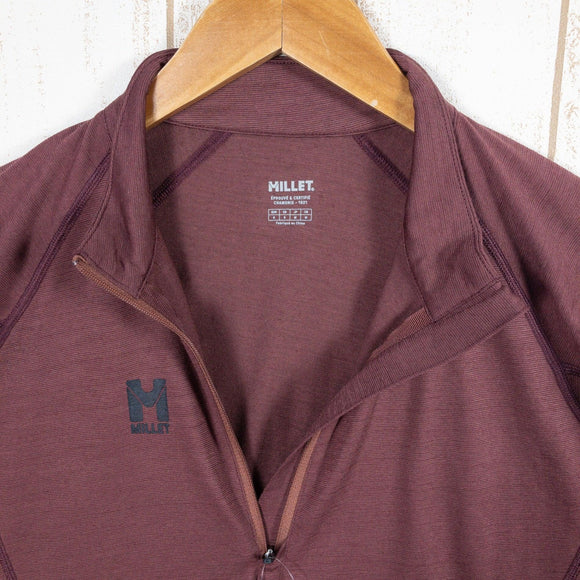 【Women's S ブラウン系】 Millet ( ミレー ) クータイ II ウールジップ ロングスリーブ Kuhtai II Wool Zip Long Sleeve ポリエステル MIV01950 Women's ROSE BROWN ウール ロングスリーブシャ - 【公式】2ndGEAR（セカンドギア）Webショップ【登山用品・アウトドア用品専門 買取販売店】