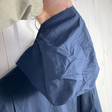 Men's Size L Navy The North Face Swallowtail Vent Hoodie Nylon Windshell Jacket (z00054899)