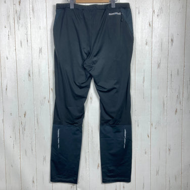 Montbell 男款 Cross Runner 跑步裤，L 码，黑色。涤纶软壳裤 (z00053836)。