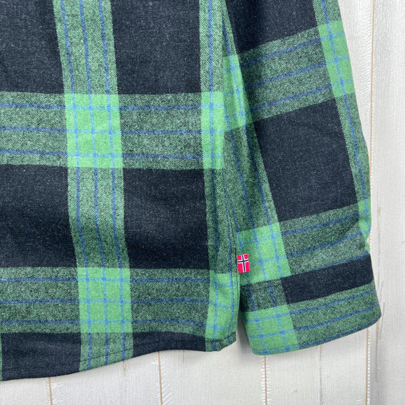 【Men's S グリーン系】 Aclima ( アクリマ ) レジャーウール リボーン ウール シャツ LeisureWool ReBorn Wool Shirt 106310 369 CHECK DARK GREY/GREEN z00055901 369 CHE
