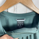 Men's M Green Rab Topo Tee Polyester Short Sleeve Crew Neck T-Shirt Synthetic Short Sleeve Crew Neck Tee (z00053774)