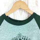 【Men's XL グリーン系】 80S Longs Peak ラグラン ヘザー Tシャツ 希少なアウトドアTシャツ ビンテージ International Men's 化繊 ショートスリーブTシャツ クルーネック インナー シャツ トップス ウェア - 【公式】2ndGEAR（セカンドギア）Webショップ【登山用品・アウトドア用品専門 買取販売店】
