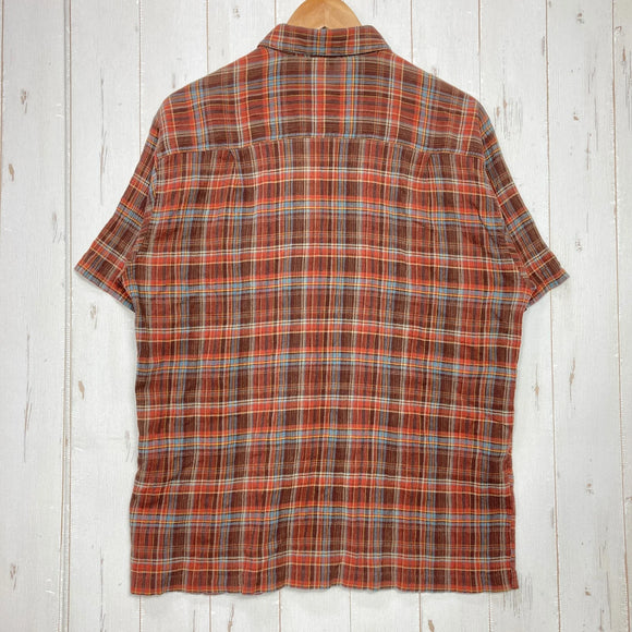【Men's M ブラウン系】 2004 Patagonia ( パタゴニア ) AC ヤーンダイ シャツ A/C Yarn-Dye Shirts 入手困難 ACシャツ ウェア トップス インナー シャツ ショートスリーブシャツ コットン z00059341  コッ
