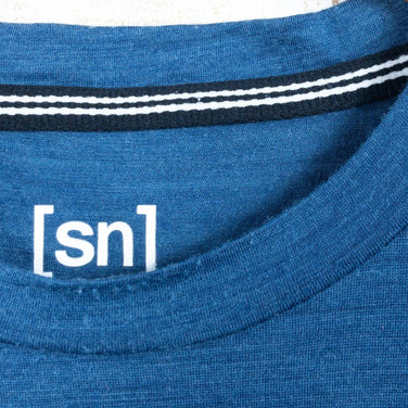 【Men's S ネイビー系】 Supernatural | Sn ( スーパーナチュラル ) セーラー ティー Sailor Tee メリノウール SNMO15230 Men's ウール ショートスリーブTシャツ クルーネック インナー シャツ トップス ウェア - 【公式】2ndGEAR（セカンドギア）Webショップ【登山用品・アウトドア用品専門 買取販売店】