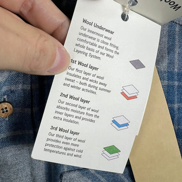 【Men's S ブルー系】 Aclima ( アクリマ ) レジャーウール リボーン ウール シャツ LeisureWool ReBorn Wool Shirt 106310 367 CHECK LIGHT GREY/JEANS z00055897 367 CH