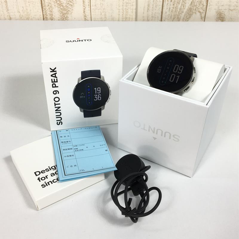 [One Size Navy] Suunto 9 Peak Granite Blue Titanium SS050520000 Outdoor Watch Watch Electronic Equipment Precision Instruments