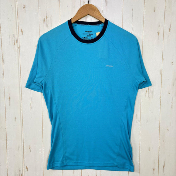 【Men's S ブルー系】 2011 Patagonia ( パタゴニア ) キャプリーン 3 ミッドウェイト クルー Capilene 3 Midweight Crew ポリエステル ウェア トップス インナー シャツ ショートスリーブTシャツ クルーネック