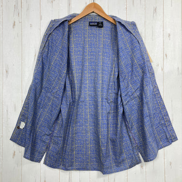 【Men's S ブルー系】 1998 Patagonia ( パタゴニア ) ドリームタイムシャツ Dreamtime Shirts Abacus: True Blue 生産終了モデル 入手困難 ウェア トップス インナー シャツ ショートスリーブシャツ コット