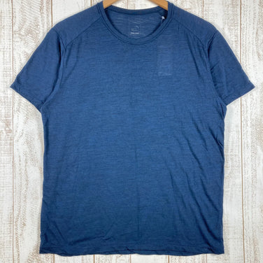 【Men's M ネイビー系】 Static ( スタティック ) オール エレベーション S/S シャツ All Elevation S/S Shirts 半袖 Tシャツ ウール ベースレイヤー Asian Men's ウール ショートスリーブTシャツ クルーネ - 【公式】2ndGEAR（セカンドギア）Webショップ【登山用品・アウトドア用品専門 買取販売店】