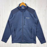 Montbell Climaplus Knit Jacket, Men's Medium Navy, Polyester Fleece Jacket (z00055367)