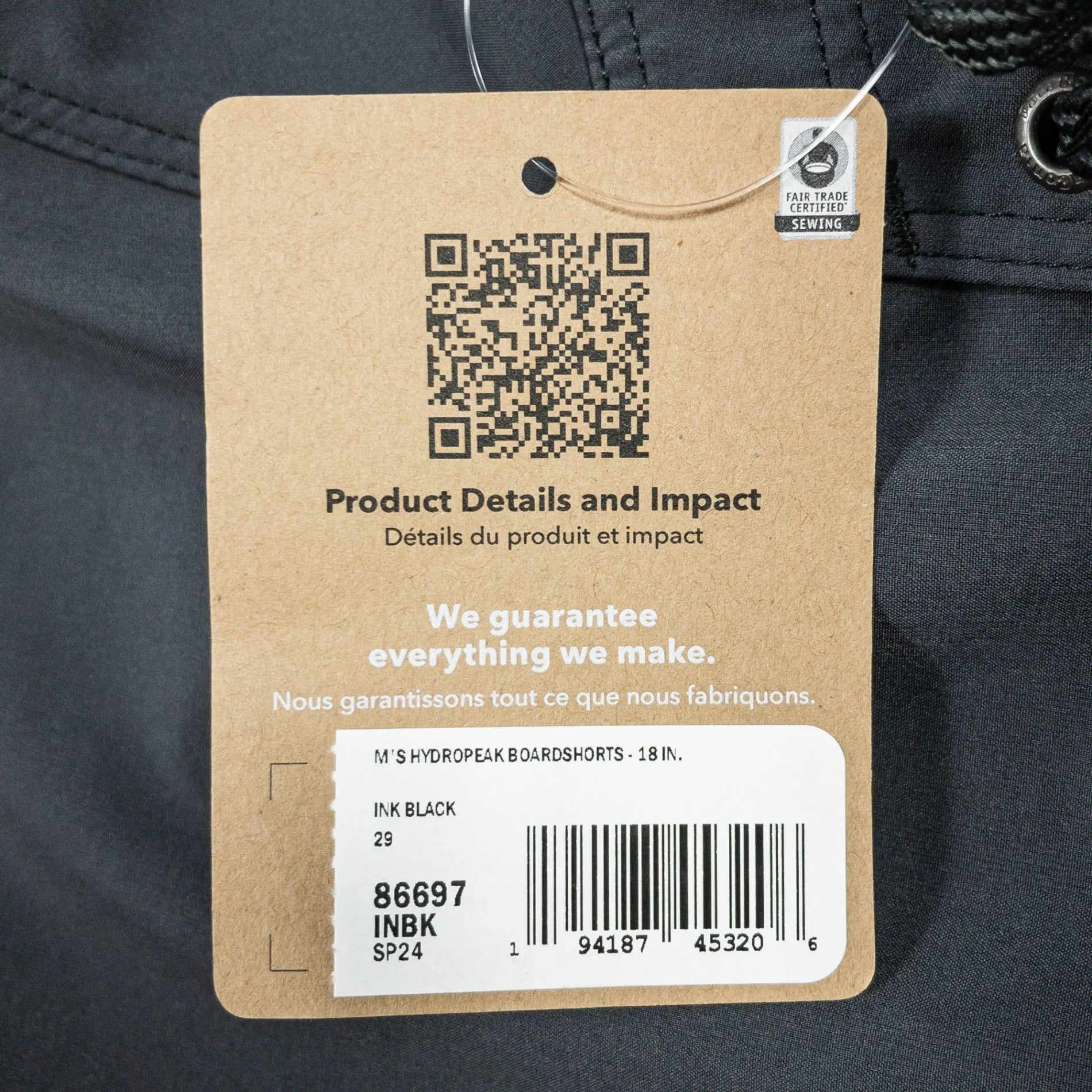 【Men's 29 グレー系】 2024 Patagonia ( パタゴニア ) ハイドロピーク ボードショーツ 18インチ Hydropeak Boardshorts 18 inch INBK ポリエステル ウェア ボトムス ショーツ ショートパンツ z0005 - 【公式】2ndGEAR（セカンドギア）Webショップ【登山用品・アウトドア用品専門 買取販売店】