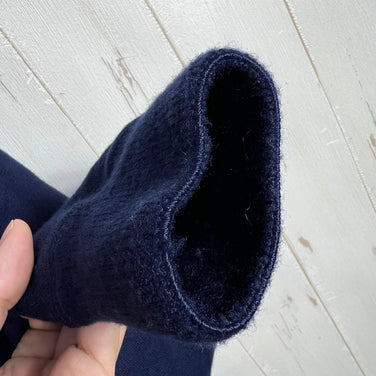 男女通用 XL 码 Yetina 海军蓝套头连帽衫，羊毛材质，上衣，内衣，连帽衫，z00053994