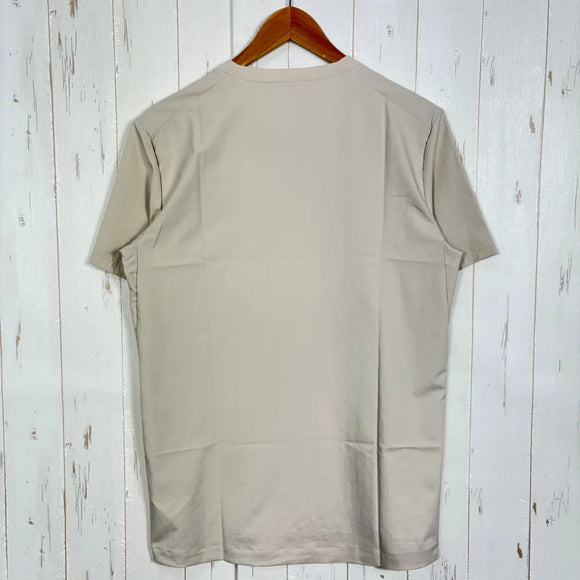 【Men's S ベージュ系】 Houdini ( フーディニ ) カバー ティー Cover Tee ポリエステル ウェア トップス インナー シャツ ショートスリーブTシャツ クルーネック 化繊 z00058011  化繊 ショートスリーブTシャツ クルーネック