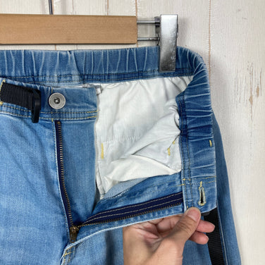 【Women's XS ブルー系】 Gramicci ( グラミチ ) デニム ファイブ ポケット ワイド パンツ Denim Five Pocket Wide Pants コットン ウェア ボトムス ロングパンツ コットン z00060523  コットン ロングパンツ