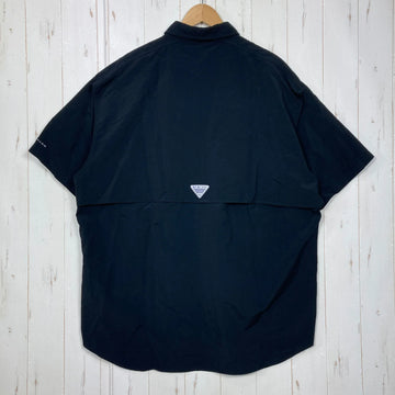 【Men's XL ブラック系】 Columbia ( コロンビア ) バハマ 2 ショートスリーブ シャツ Bahama II Short Sleeve Shirt PFGシリーズ ナイロン ウェア トップス インナー シャツ ショートスリーブシャツ 化繊 z000 - 0