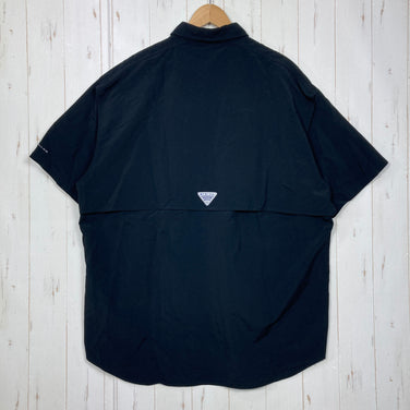 【Men's XL ブラック系】 Columbia ( コロンビア ) バハマ 2 ショートスリーブ シャツ Bahama II Short Sleeve Shirt PFGシリーズ ナイロン ウェア トップス インナー シャツ ショートスリーブシャツ 化繊 z000