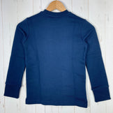 [Kid's Size 8 Navy] Jackwolfskin Essential Crewneck Organic Cotton Fleece Jacket (z00054628)