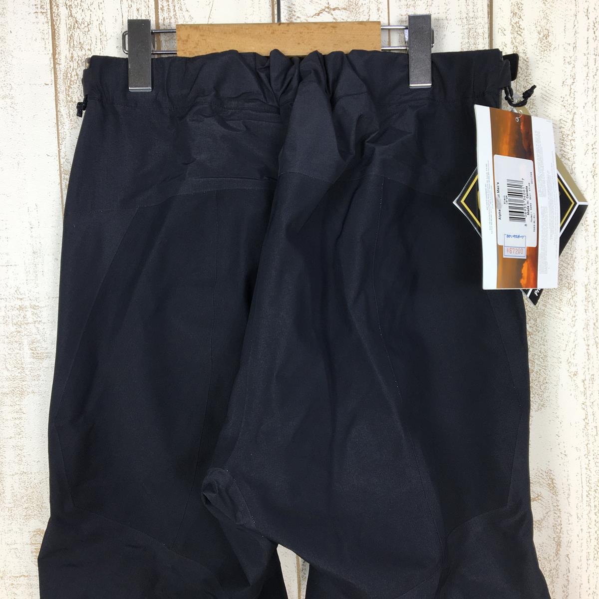 【男式 L 黑色】Arcteryx Alpha Lt 裤子 Gore-Tex Pro Shell 硬壳加拿大制造滞销货很难获得 5203 国际男式 BL Blac