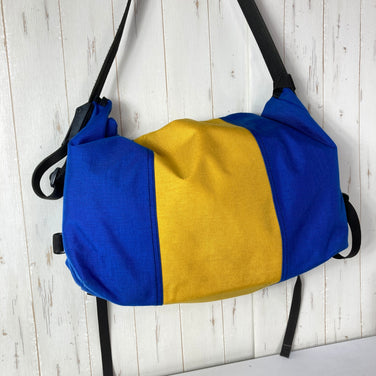 【OneSize ブルー系】 1996 Timbuk2 ( ティンバック ツー ) クラシック メッセンジャーバッグ L Classic Messenger Bag L ビンテージ オリジナル 入手困難 旧タグ コーデュラナイロン製 ウクライナカラー バッグ スト