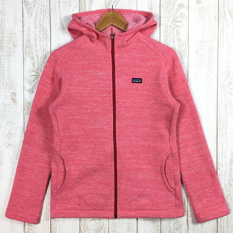 [Girl's XXL Pink] Patagonia Girls Better Sweater Hoody Fleece Jacket 65700 International Girl's MRC Fleece Outerwear