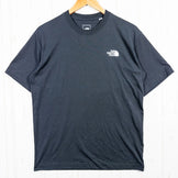 The North Face 男士短袖 El Capitan T 恤，M 码，黑色。涤纶，圆领，合成面料。