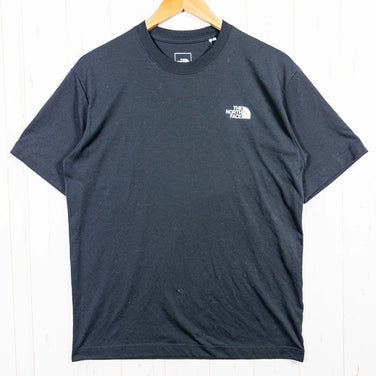 The North Face 男士短袖 El Capitan T 恤，M 码，黑色。涤纶，圆领，合成面料。