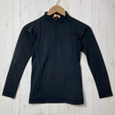【Women's S ブラック系】 Cw-X ( シーダブリューエックス ) エクスペック ハーフジップ シャツ Xspec Half Zip Shirt ポリエステル ウェア トップス インナー シャツ ロングスリーブシャツ 化繊 z00058461  化繊 ロングス-1