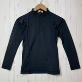 【Women's S ブラック系】 Cw-X ( シーダブリューエックス ) エクスペック ハーフジップ シャツ Xspec Half Zip Shirt ポリエステル ウェア トップス インナー シャツ ロングスリーブシャツ 化繊 z00058461  化繊 ロングス