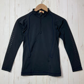 【Women's S ブラック系】 Cw-X ( シーダブリューエックス ) エクスペック ハーフジップ シャツ Xspec Half Zip Shirt ポリエステル ウェア トップス インナー シャツ ロングスリーブシャツ 化繊 z00058461  化繊 ロングス