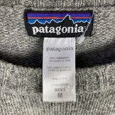 男士中灰色 2006 Patagonia Wooligan Crew MDG（已停产，难寻）羊毛针织衫、羊毛上衣、外套、夹克、抓绒衫 (z00054505)