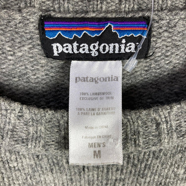 男士中灰色 2006 Patagonia Wooligan Crew MDG（已停产，难寻）羊毛针织衫、羊毛上衣、外套、夹克、抓绒衫 (z00054505)