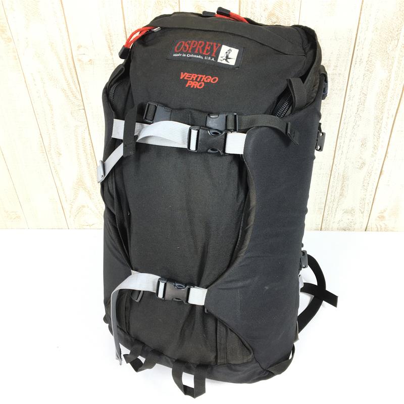 [M 黑色] Osprey Vertigo Pro 弹道尼龙登山包背包直夹克系统美国制造停产型号很难找到 Balistic 黑色