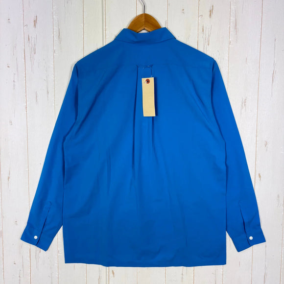 【Unisex S ブルー系】 Yamatomichi ( 山と道 ) ユーエル シャツ UL Shirt Shadow Rip / 耐久撥水 / UPF30以上 ポリエステル ウェア トップス インナー シャツ ロングスリーブシャツ 化繊 z00061119  化