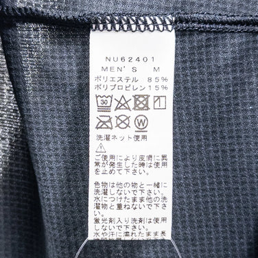 The North Face 男士中长袖 DRY Crew T恤（黑色）。涤纶，长袖圆领，合成面料。产品编号：z00053142。