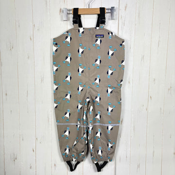 【Boy's 4T ベージュ系】 Patagonia ( パタゴニア ) トレントシェル 3L レイン ビブ Torrentshell 3L Rain Bibs BPTA ナイロン ウェア ボトムス ロングパンツ レインシェル z00055685 BPTA レインシェ