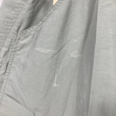 男士 L 码绿色 Yamatomichi（山道）5 口袋裤，鼠尾草灰尼龙，长裤，z00053999。