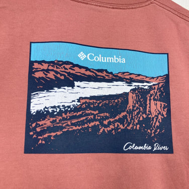 【Men's S ブラウン系】 Columbia ( コロンビア ) ハンギング ロック フォールズ ロング スリーブ ティー Hanging Rock Falls Long Sleeve Tee ポリエステル ウェア トップス インナー シャツ ロングスリーブTシ