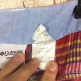 【Men's 28 ピンク系】 Columbia ( コロンビア ) タブスヒル ショーツ マドラスチェック パッチワーク PM4204 Men's コットン ショーツ ショートパンツ ボトムス ウェア - 【公式】2ndGEAR（セカンドギア）Webショップ【登山用品・アウトドア用品専門 買取販売店】