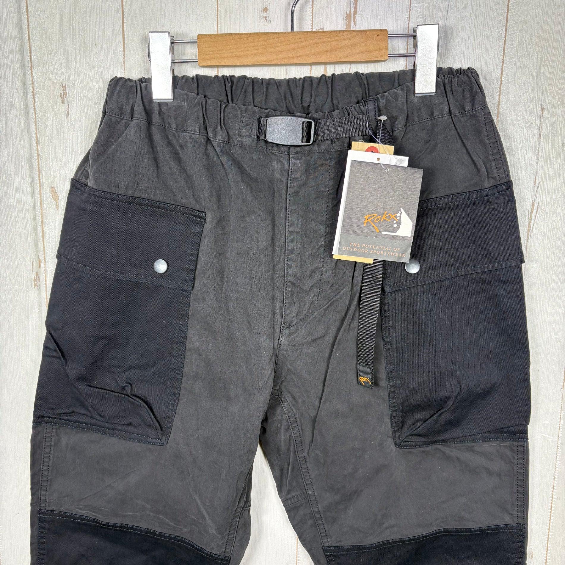 Men's M ブラック系】 Rokx ( ロックス ) クライミング カーゴ パンツ