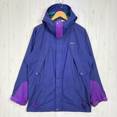 【Unisex S ネイビー系】 1993 Patagonia ( パタゴニア ) ガイド シェル Guide Shell Blueberry / Bright Purple / Bluegrass ビンテージ オリジナル 入手困難 ナイロン ウェア トップス アウタ