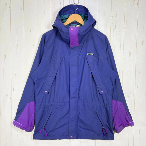 【Unisex S ネイビー系】 1993 Patagonia ( パタゴニア ) ガイド シェル Guide Shell Blueberry / Bright Purple / Bluegrass ビンテージ オリジナル 入手困難 ナイロン ウェア トップス アウタ