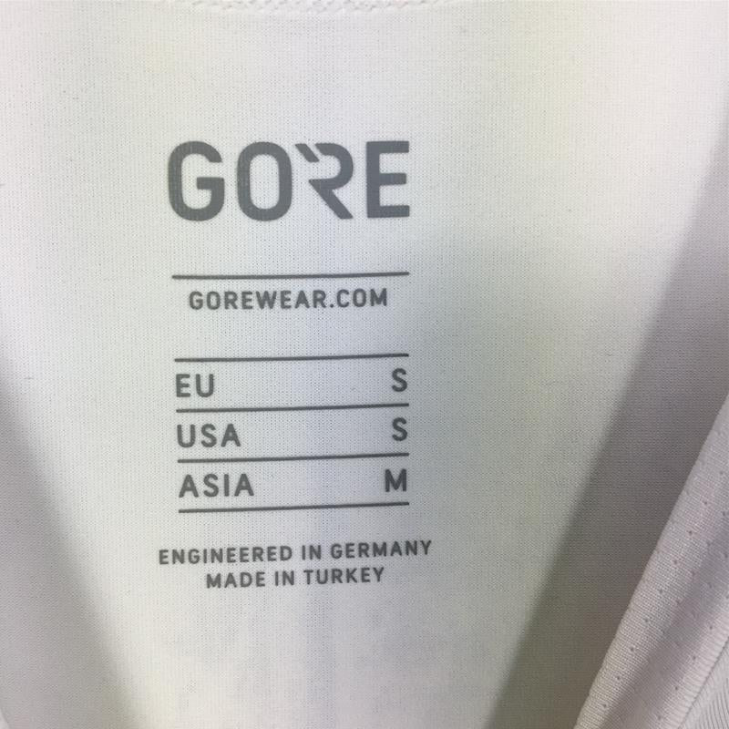 【男款S白】Gore Wear R3衬衫 R3衬衫T恤100141国际男士合成纤维短袖T恤圆领内搭衬衫上衣