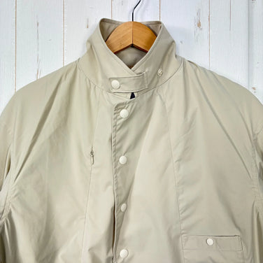 [Unisex S Beige] Paper Sky Wear Hike & Bike Stand Jacket Beige z00057426 Beige Softshell Outer Jacket