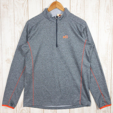 【Men's L グレー系】 Millet ( ミレー ) アイラ ジップ ロングスリーブ Eira Zip Longsleeve MIV01808 Men's Charcoal Heather 化繊 アウター ジャケット トップス ウェア - 【公式】2ndGEAR（セカンドギア）Webショップ【登山用品・アウトドア用品専門 買取販売店】