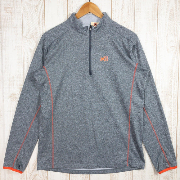 【Men's L グレー系】 Millet ( ミレー ) アイラ ジップ ロングスリーブ Eira Zip Longsleeve MIV01808 Men's Charcoal Heather 化繊 アウター ジャケット トップス ウェア - 【公式】2ndGEAR（セカンドギア）Webショップ【登山用品・アウトドア用品専門 買取販売店】